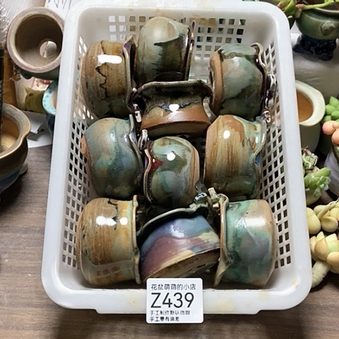 紫砂花盆439微瑕品口径5到5.5左右