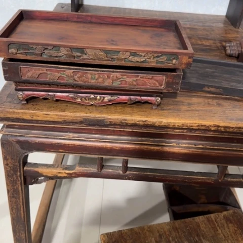 柴***滚有机玻璃老家具防护看盘子