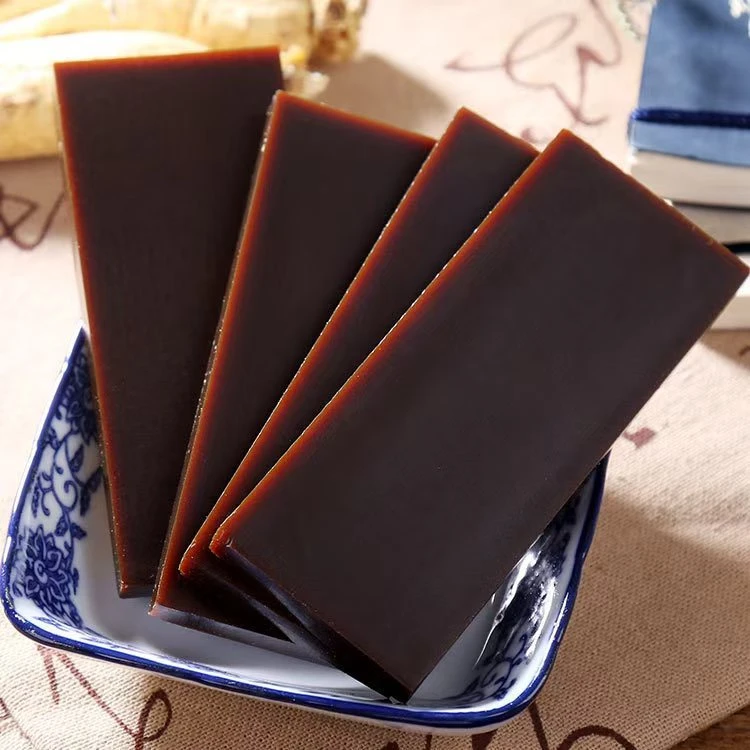 Z【拍十单送灵芝】山东正品阿胶块驴皮正宗原块阿胶片