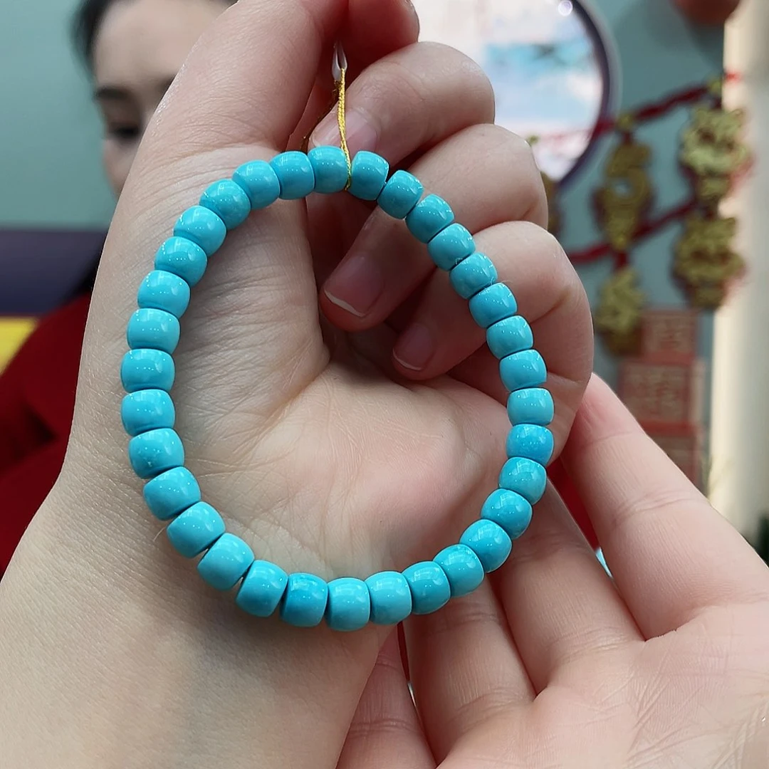 绿松石手串未镶嵌泡**沫