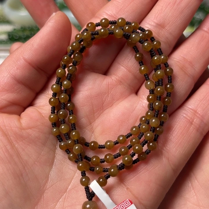 和田玉项链未镶嵌兰**朵