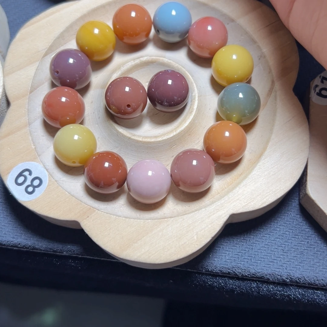 蓝****石英质玉未镶嵌手链62