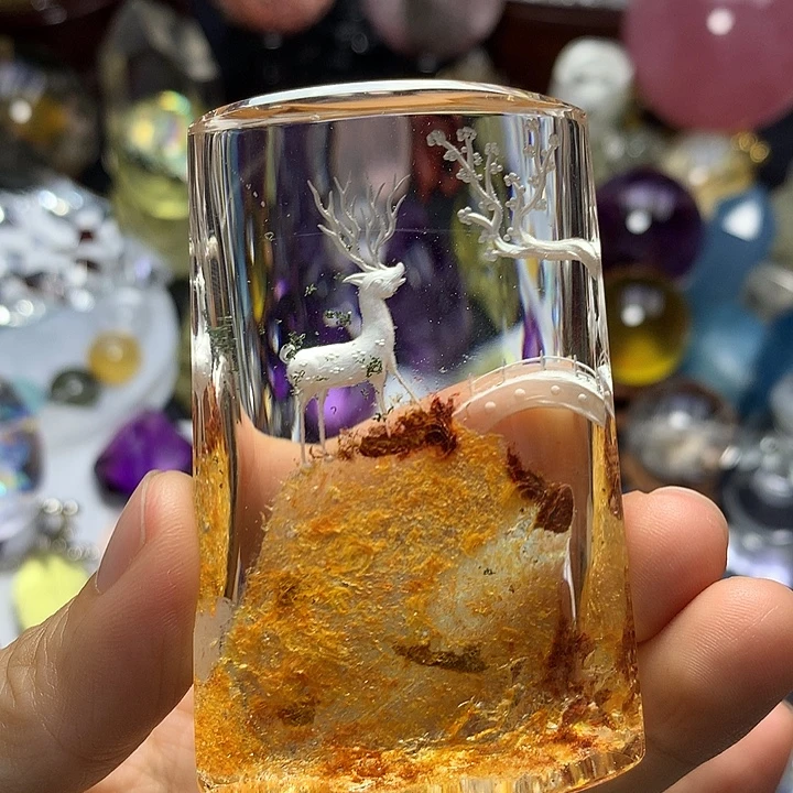水晶未镶嵌珠宝半成品