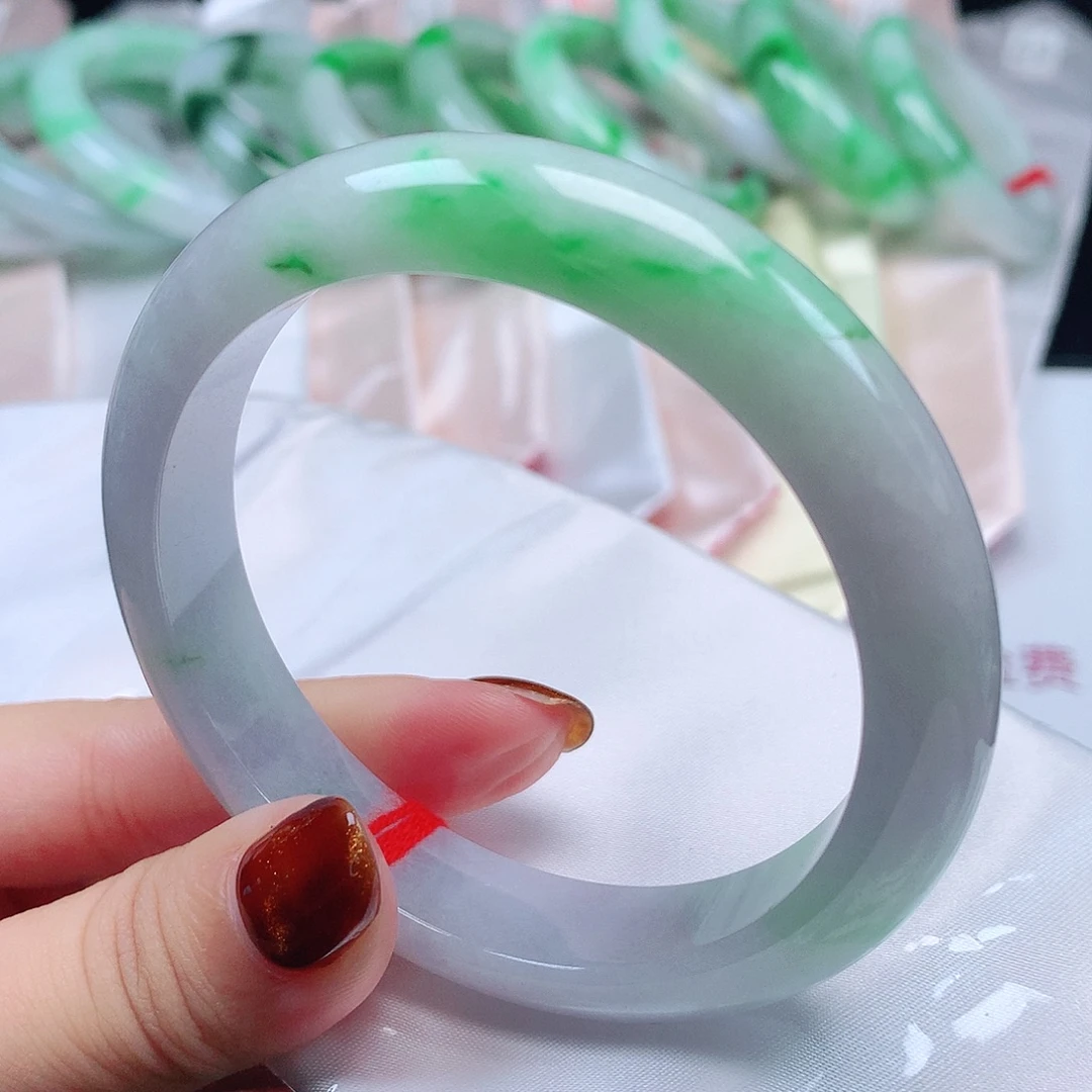 翡翠未镶嵌手镯1726