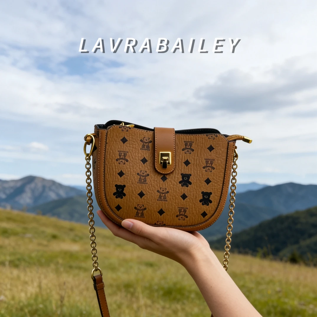 【聚宝熊熊】芭尼熊韩系时尚2025新款单肩腋下包96753印花