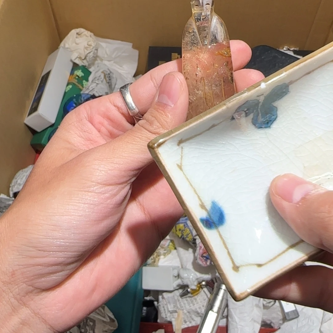 陶瓷孤品单件车里拍