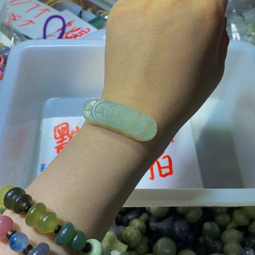 蛇纹石玉未镶嵌毛衣链42