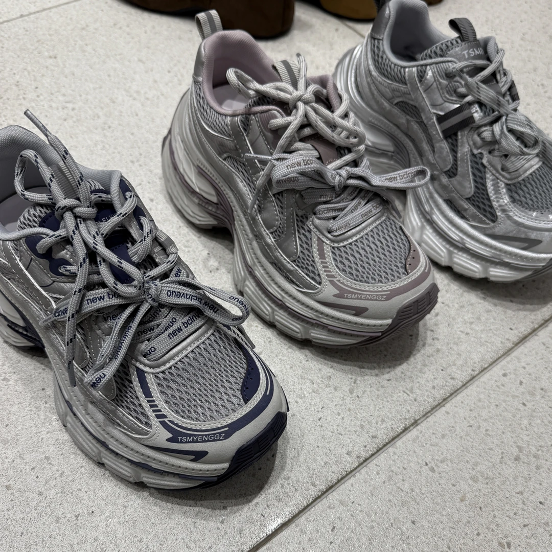 2026早春款！主播力推小众潮款6.5cm厚底洋气老爹鞋1-156