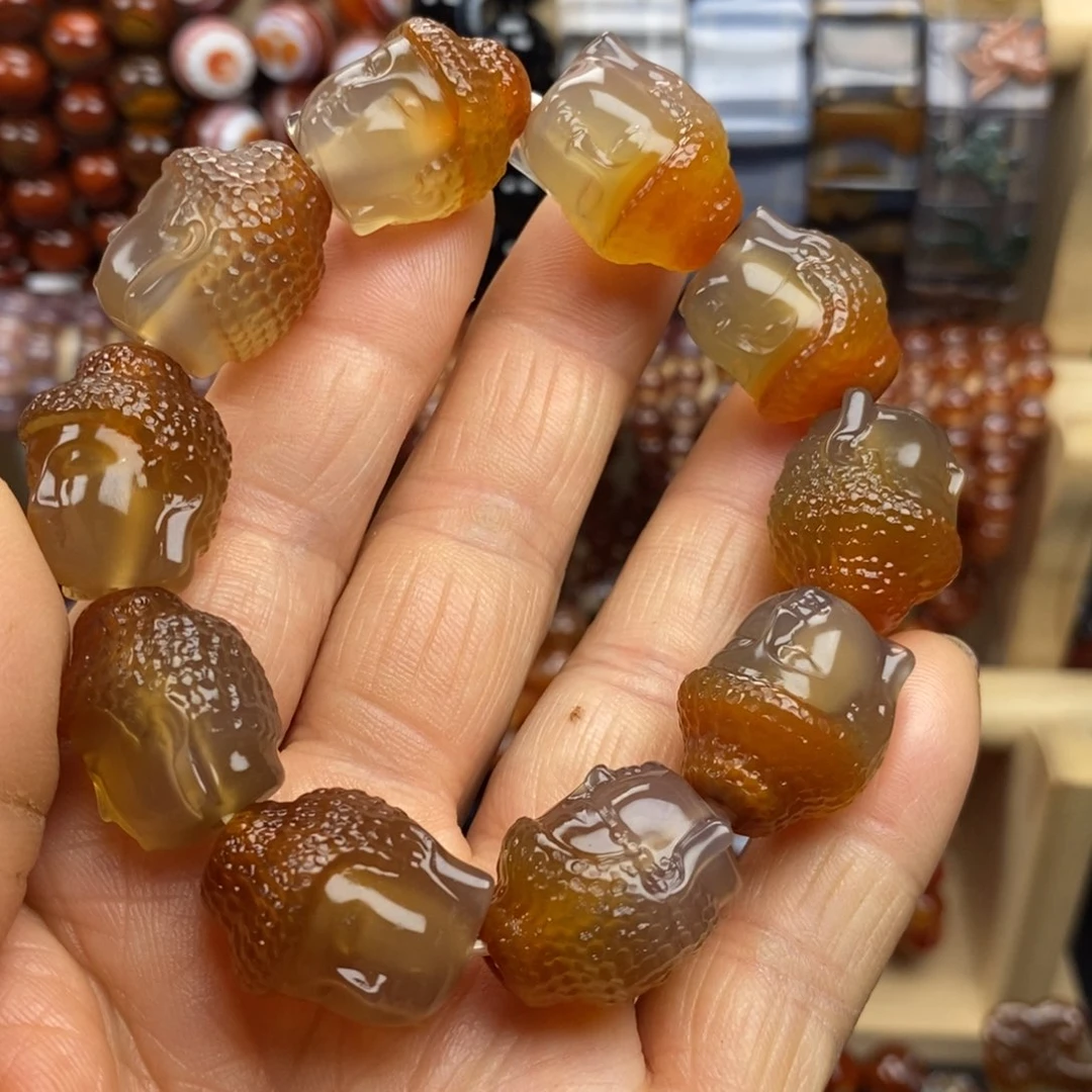 玛瑙/玉髓手链未镶嵌