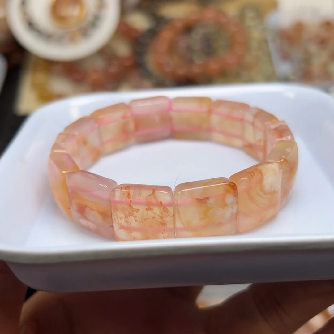 未镶嵌玛瑙/玉髓珠宝半成品