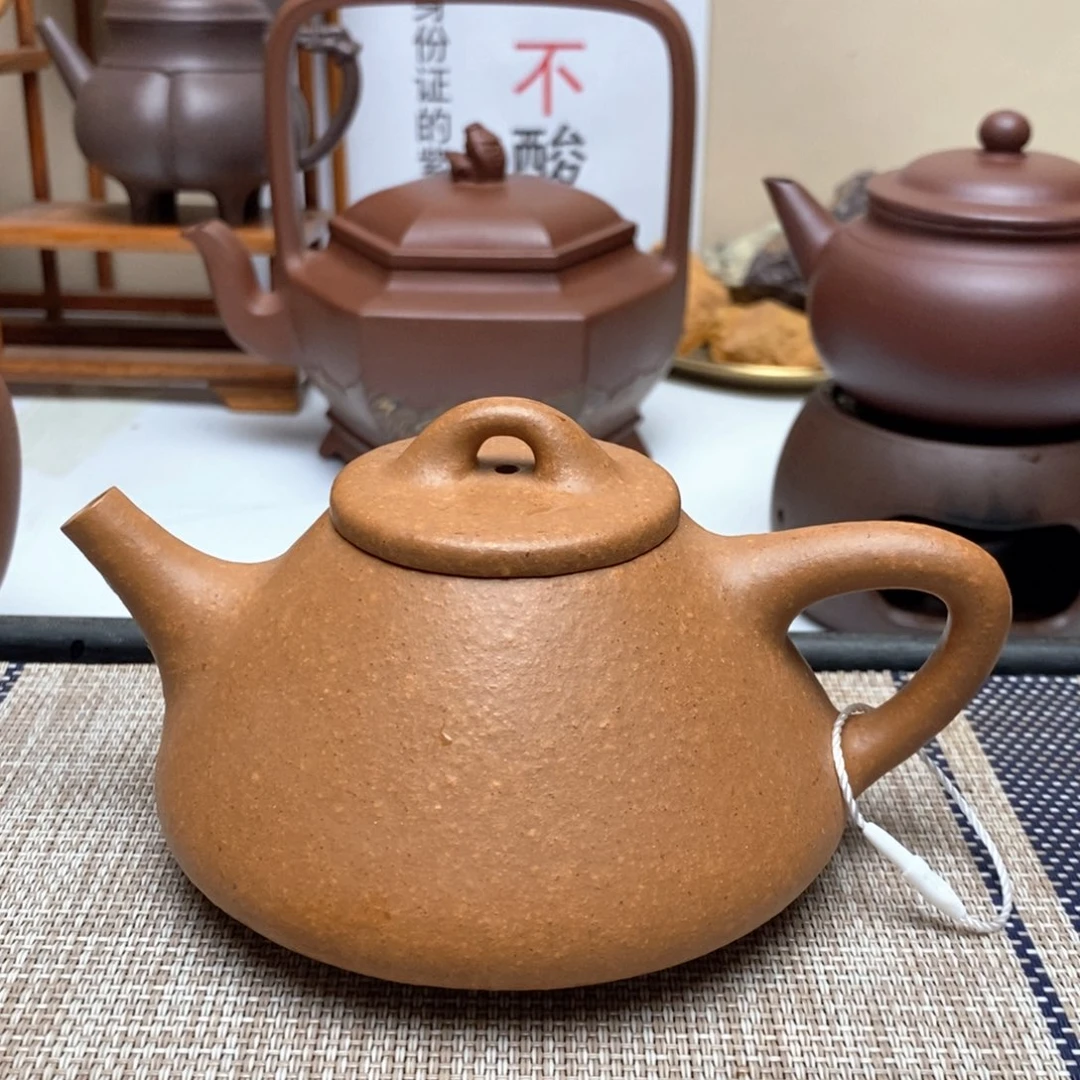 茶壶紫砂24目黄金段无添加子冶石瓢