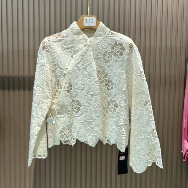 47 不规则复古优雅上衣衬衫