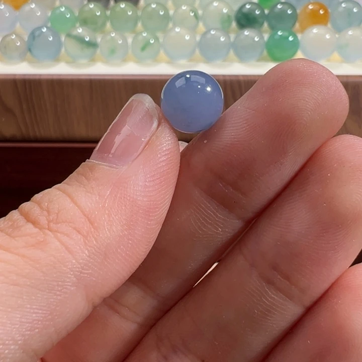 翡翠散珠天然缅甸翡翠A货卡9.0