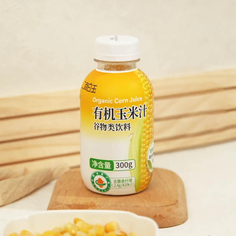 二商白玉有机玉米汁粗粮玉米汁懒人早餐饮品即饮方便早餐6/9瓶装