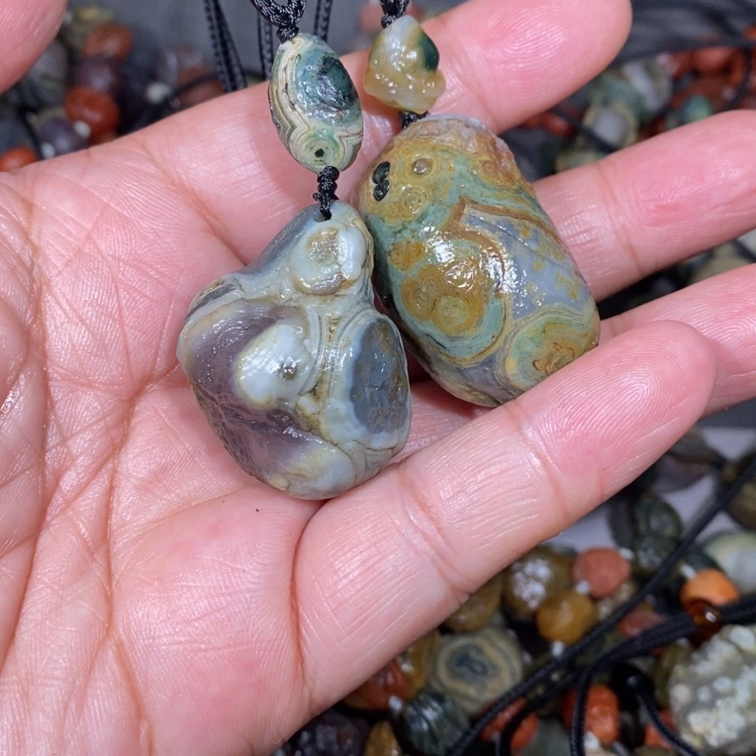 未镶嵌玛瑙/玉髓珠宝奇石狄*人