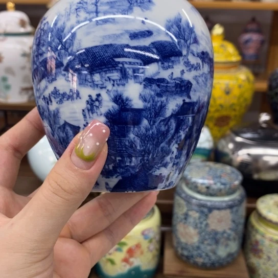 瓷片茶叶罐密封罐