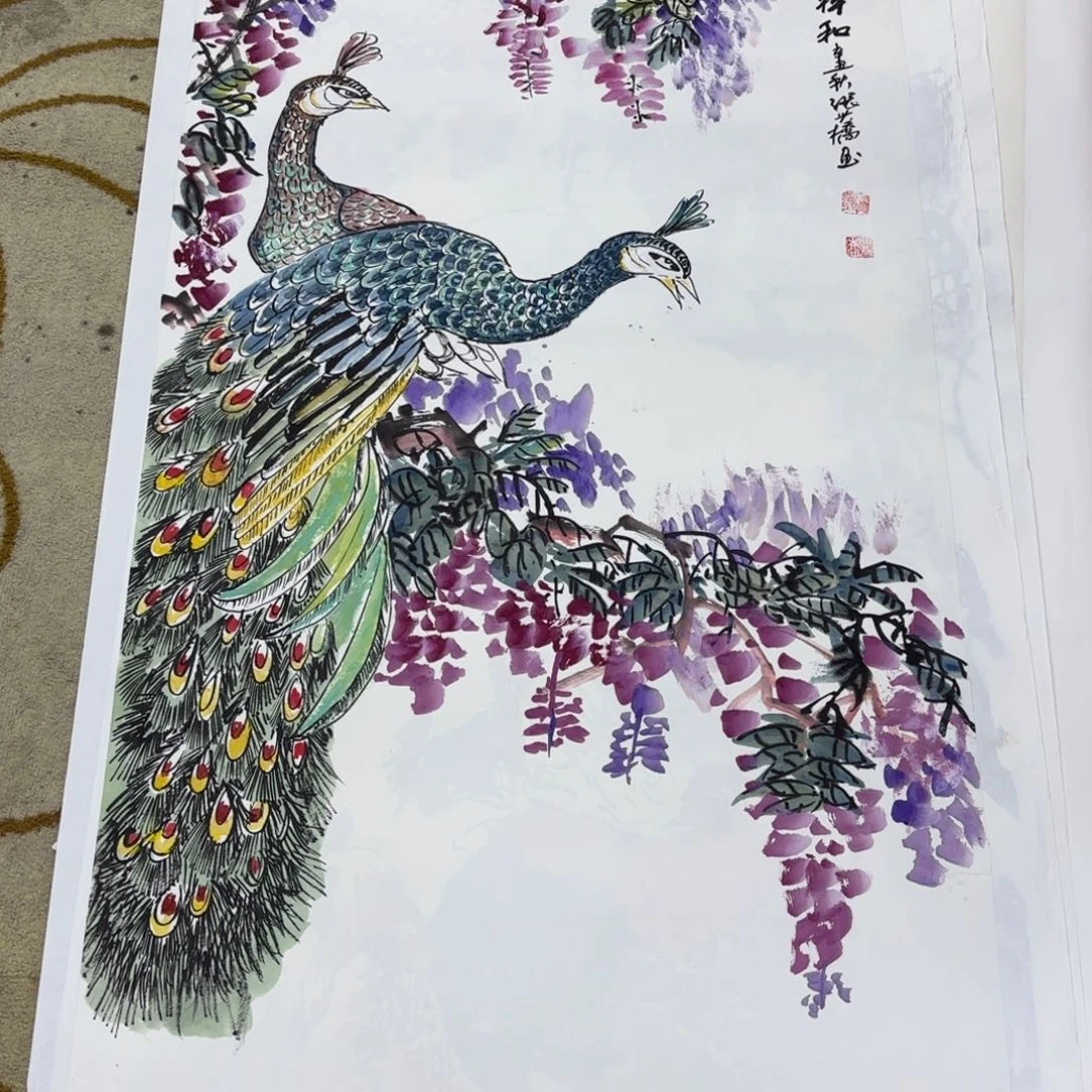 国画国画老师作品刘
