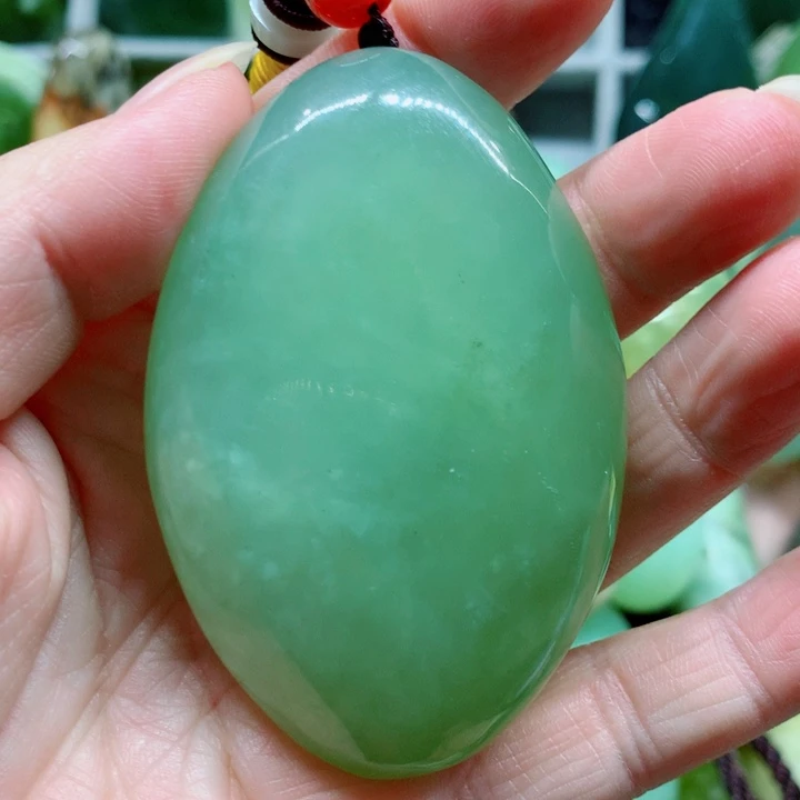 蛇纹石玉未镶嵌手把件