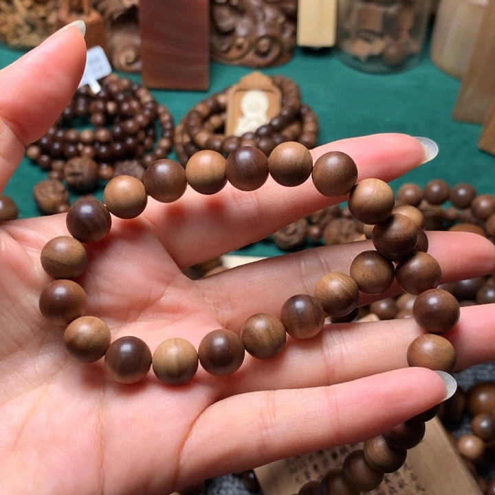 檀香木手串/手链肥*猫老山檀香1.0单圈