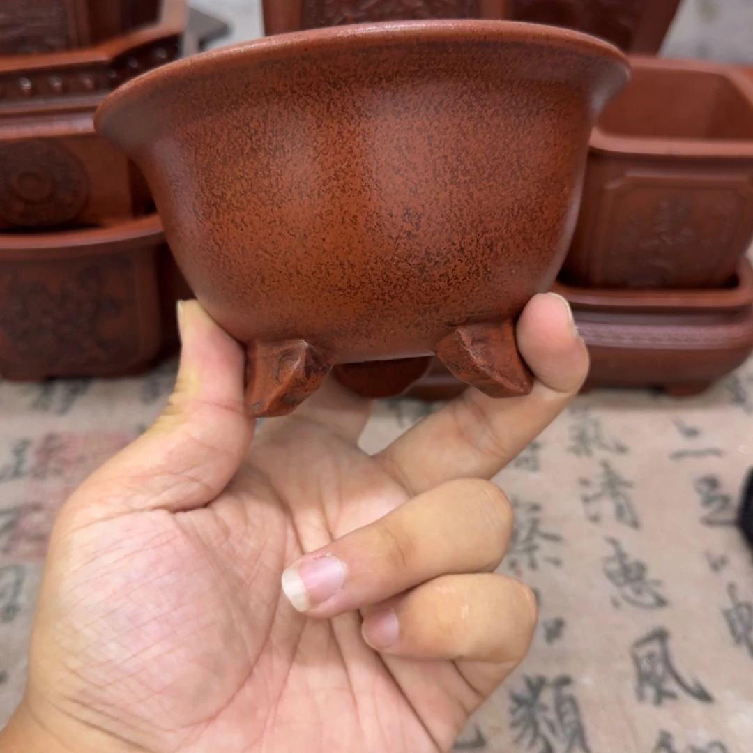 花盆紫砂10.5x6内经紫砂花盆