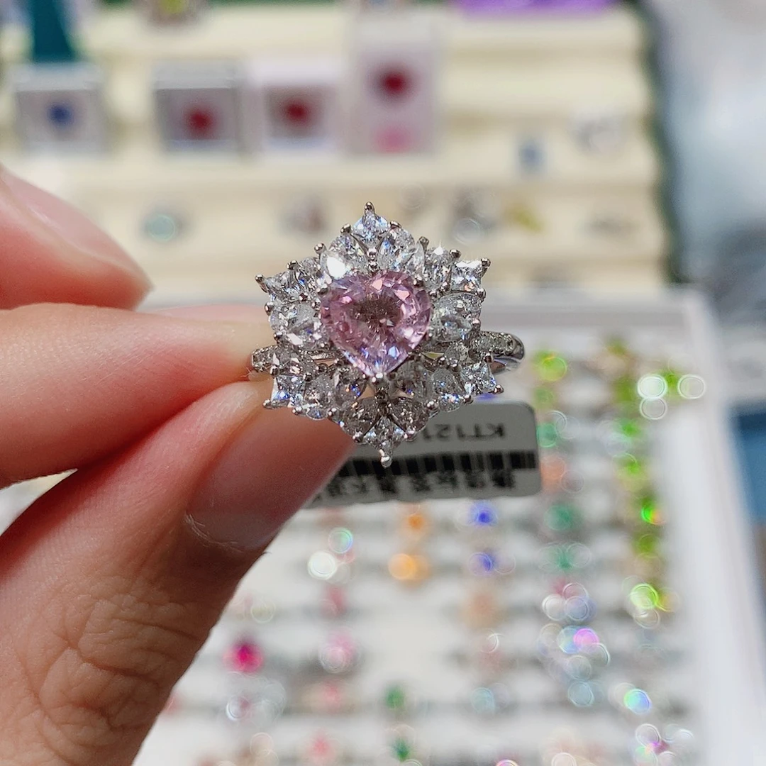 银S925镶嵌戒指蓝宝石