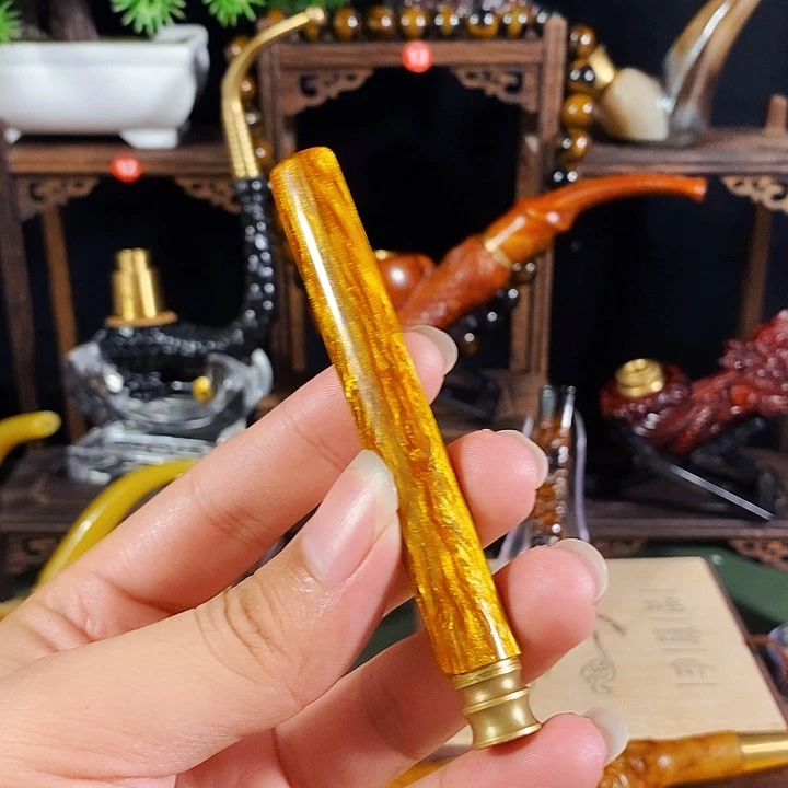 高端定制金丝楠烟嘴