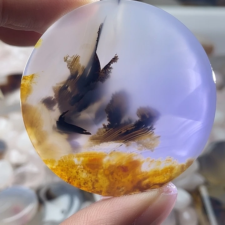 玛瑙/玉髓合金颈饰