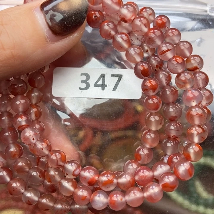 南红玛瑙未镶嵌手链