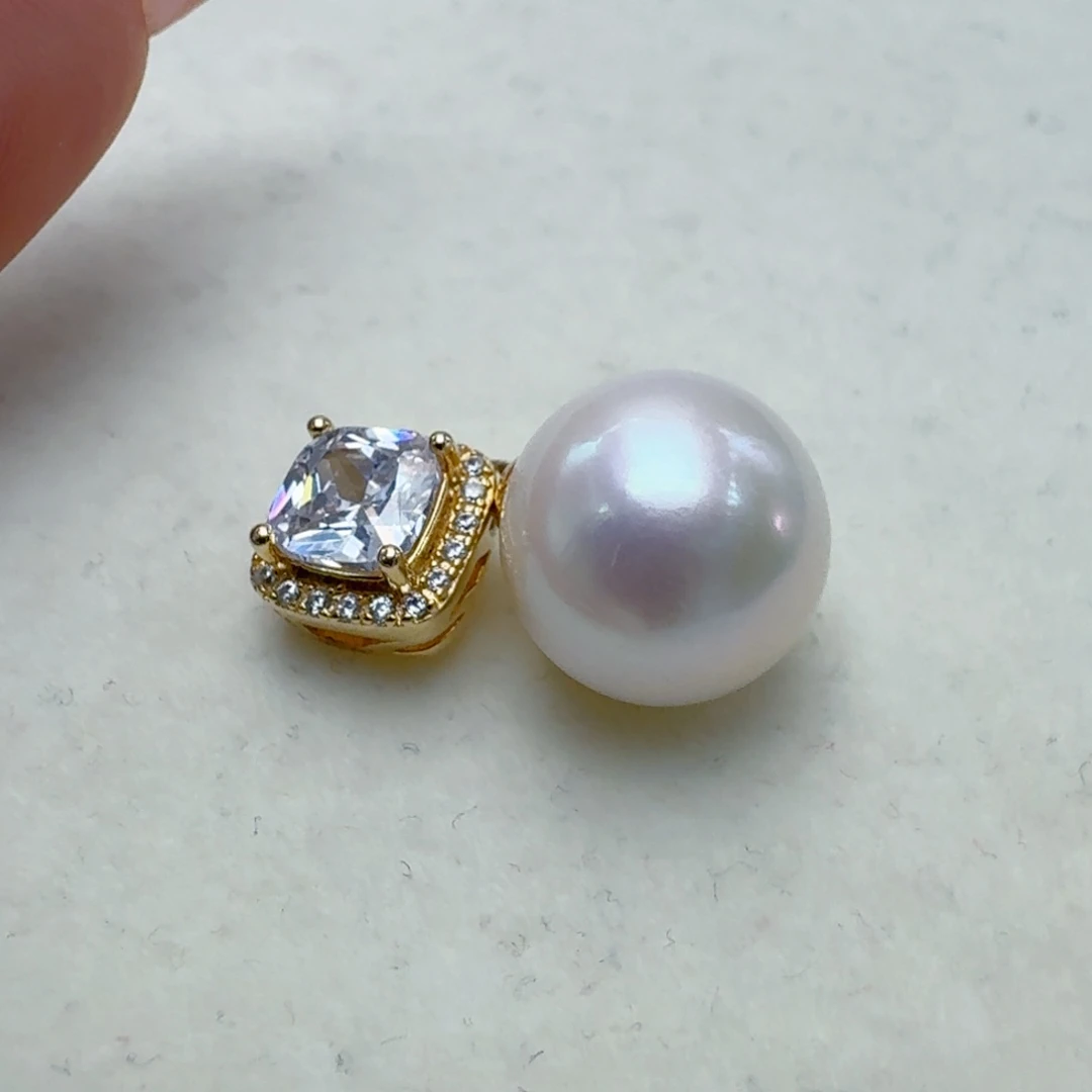 颈饰银S925镶嵌淡水珍珠@@tt043