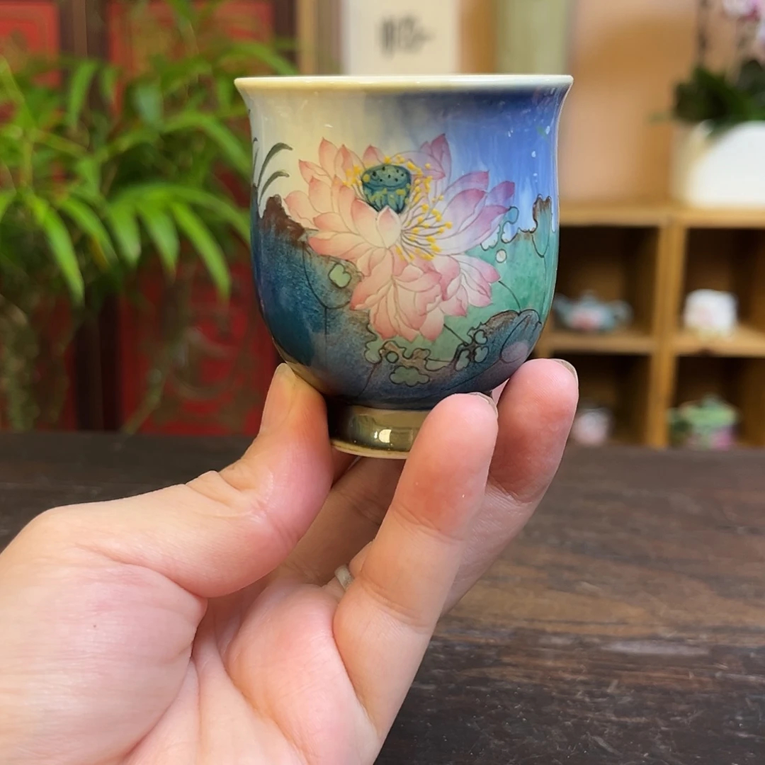 柴烧手工手绘陶瓷