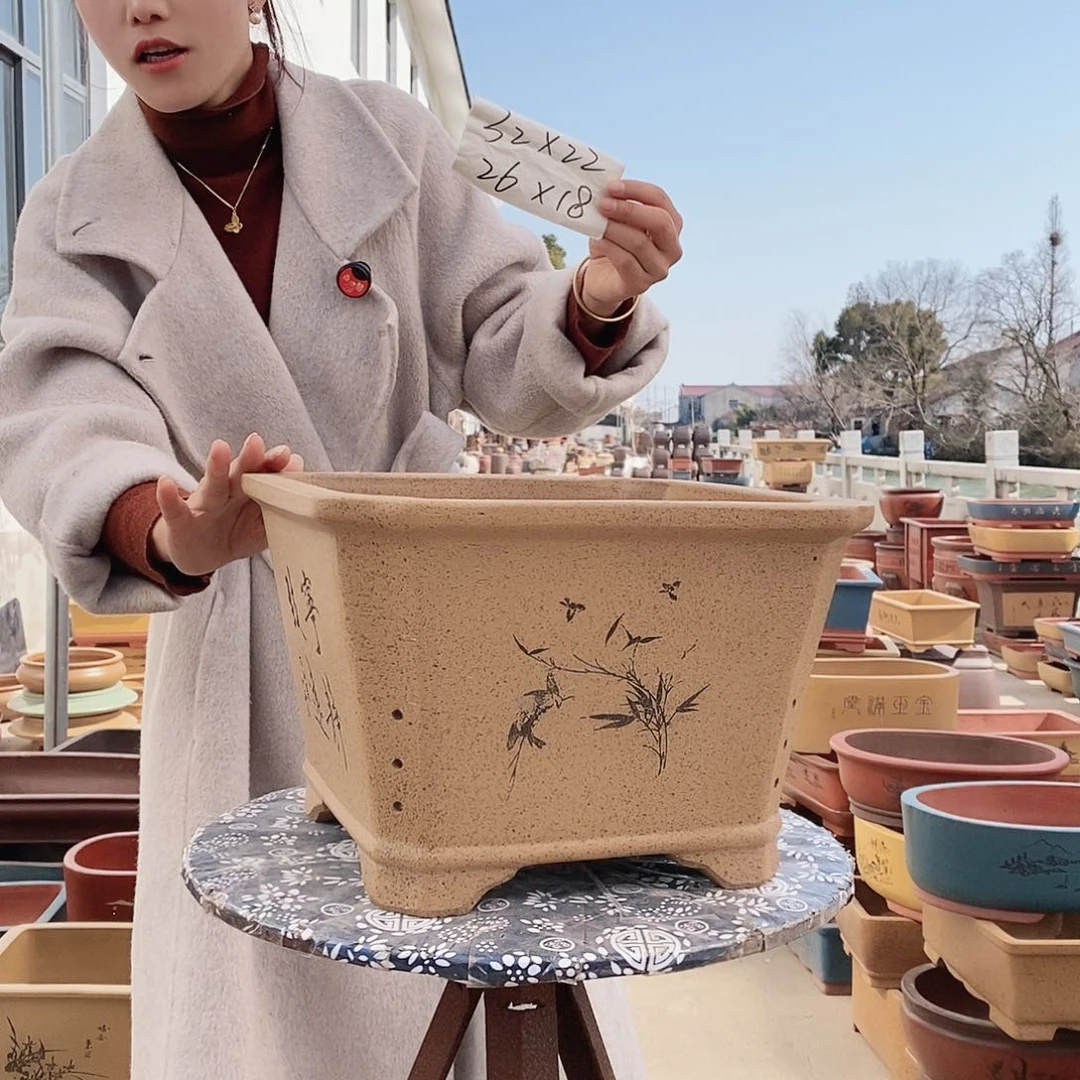 紫砂花盆紫砂花盆