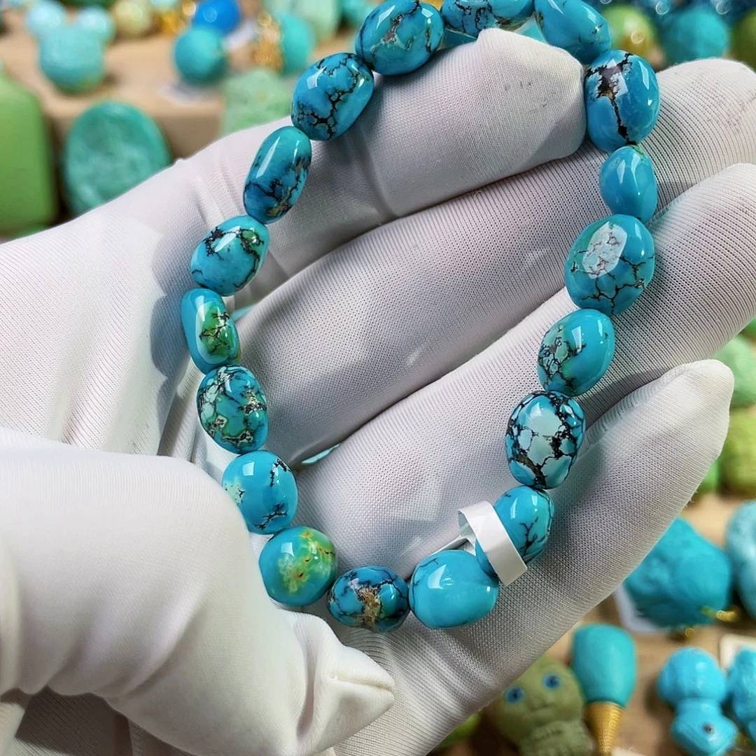 绿松石未镶嵌珠宝奇石8mm