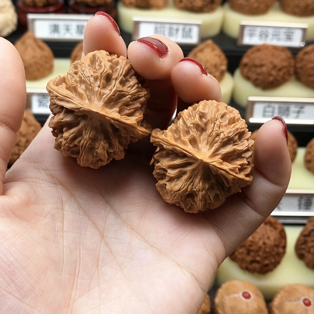 文玩核桃把件苹果园39全品8120