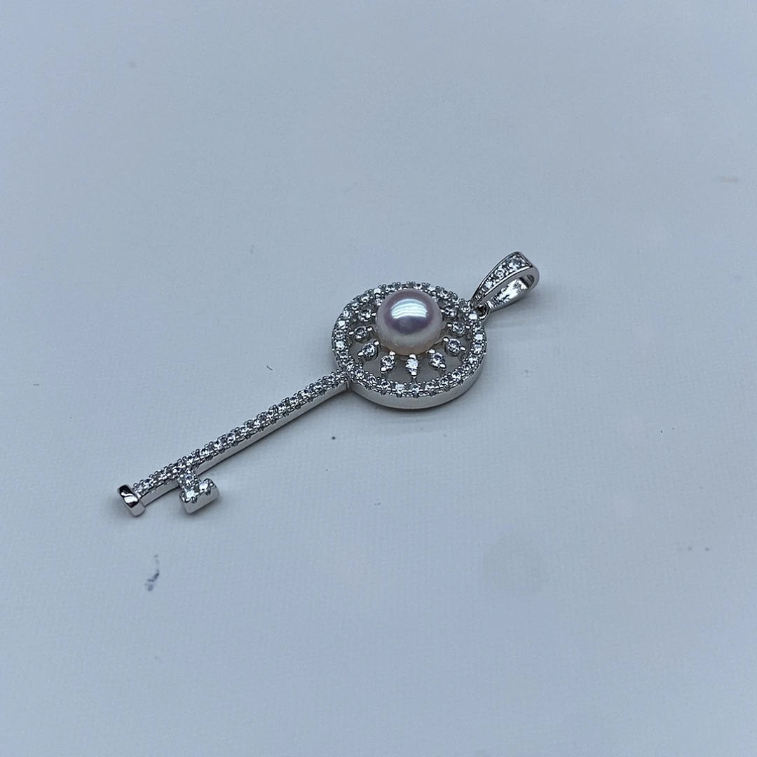 海水珍珠颈饰银S925镶嵌