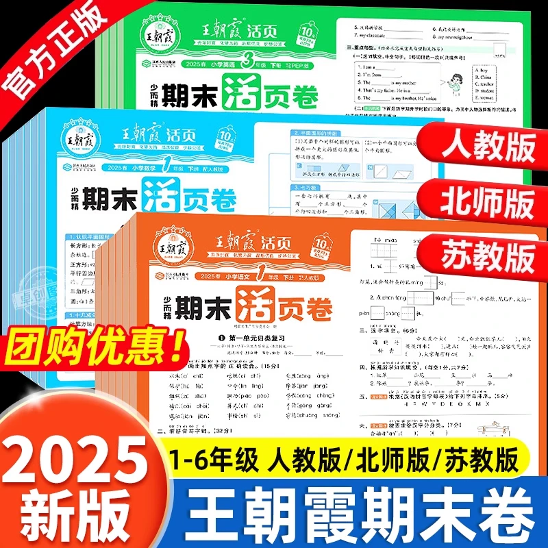2025新王朝霞活页期末卷试卷冲刺100分人教版下册真题期末试卷