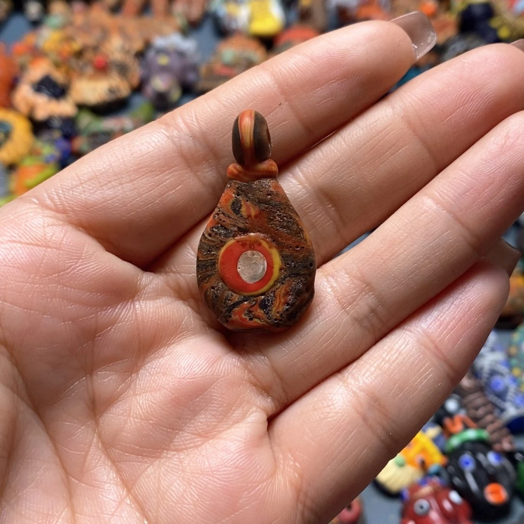 琉璃颈饰印度尼西亚卡子