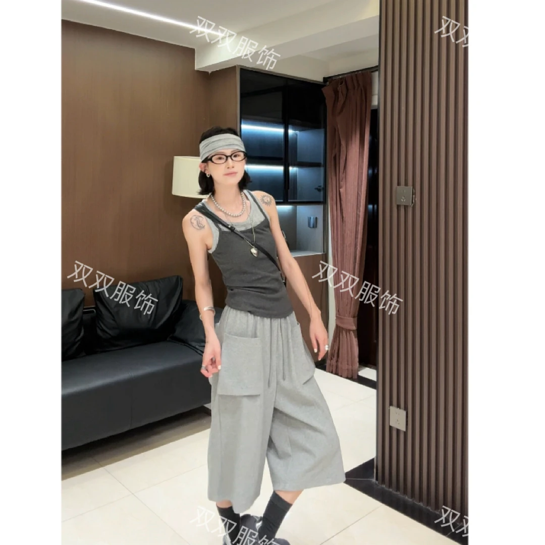 【SSOUHAN】秋季叠穿 时髦单品假两件吊带背心店主自留