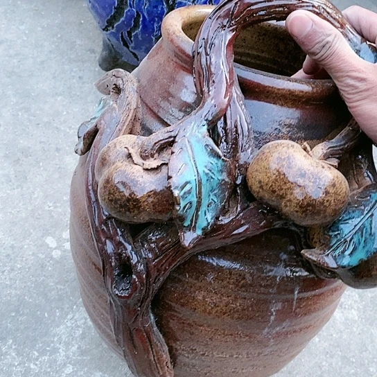 【闪购商品】紫砂花盆17.38无孔无孔