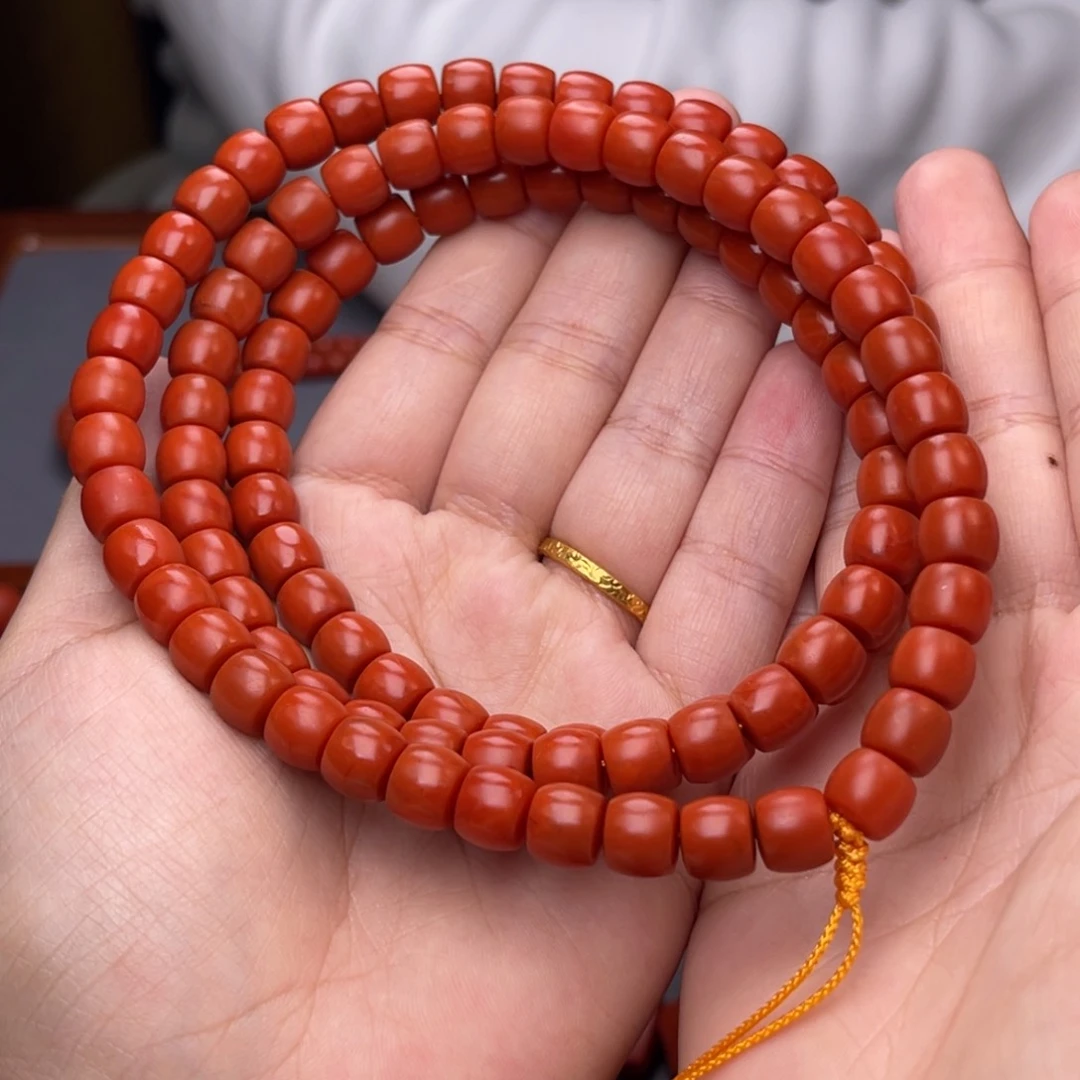 未镶嵌保山卡9毫米南红玛瑙