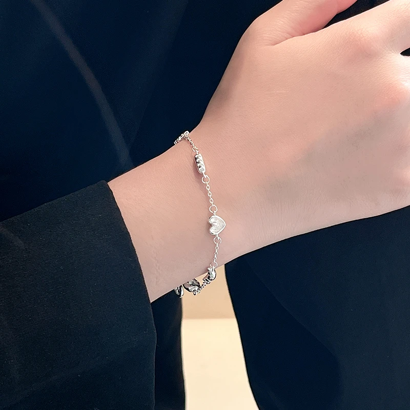 CUOOYINO/初影 925银手链 【海派甜心】华夫饼甜甜圈手链精致手饰