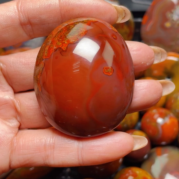 玛瑙/玉髓战国红玛瑙挂件未镶嵌沙****庄