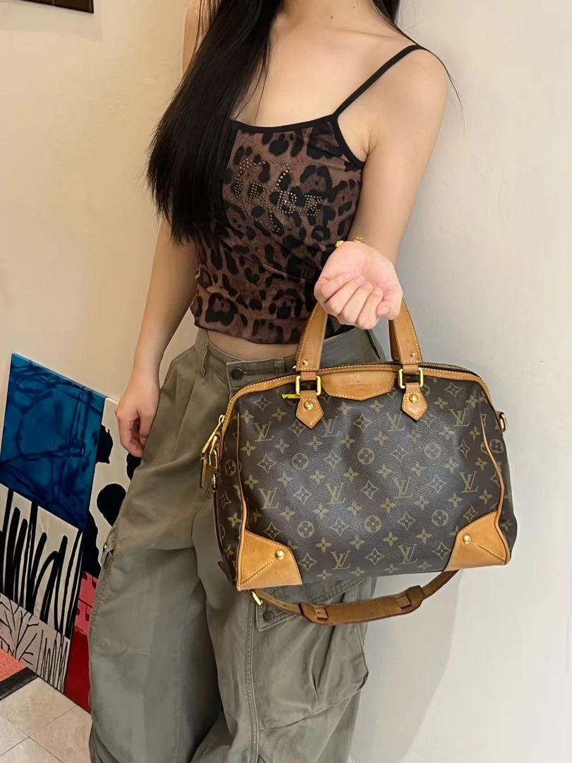 95新 LouisVuitton/路易威登 小号retiro机场包