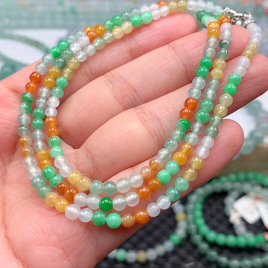 翡翠手链未镶嵌翡翠卡3.7