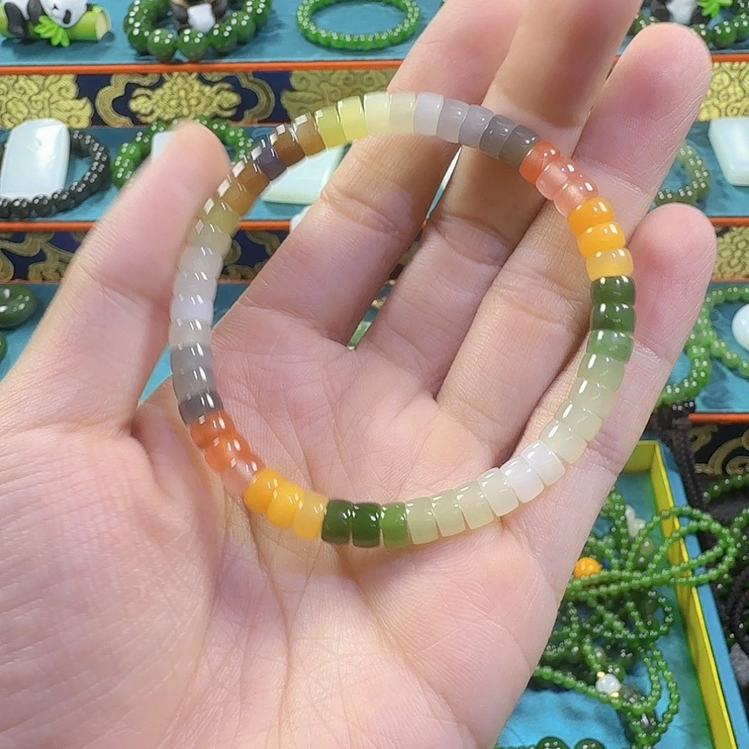 未镶嵌手串和田玉卡6