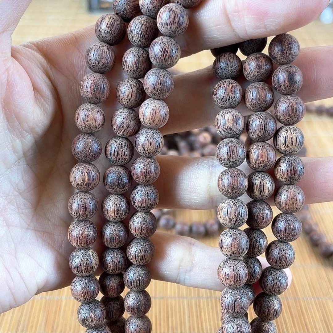 降真香手串/手链08/108碳化白棋楠清仓大漏