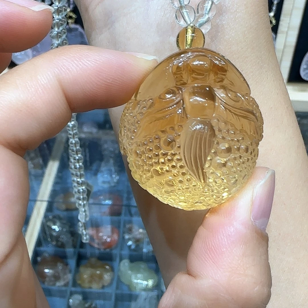 颈饰未镶嵌水晶天然