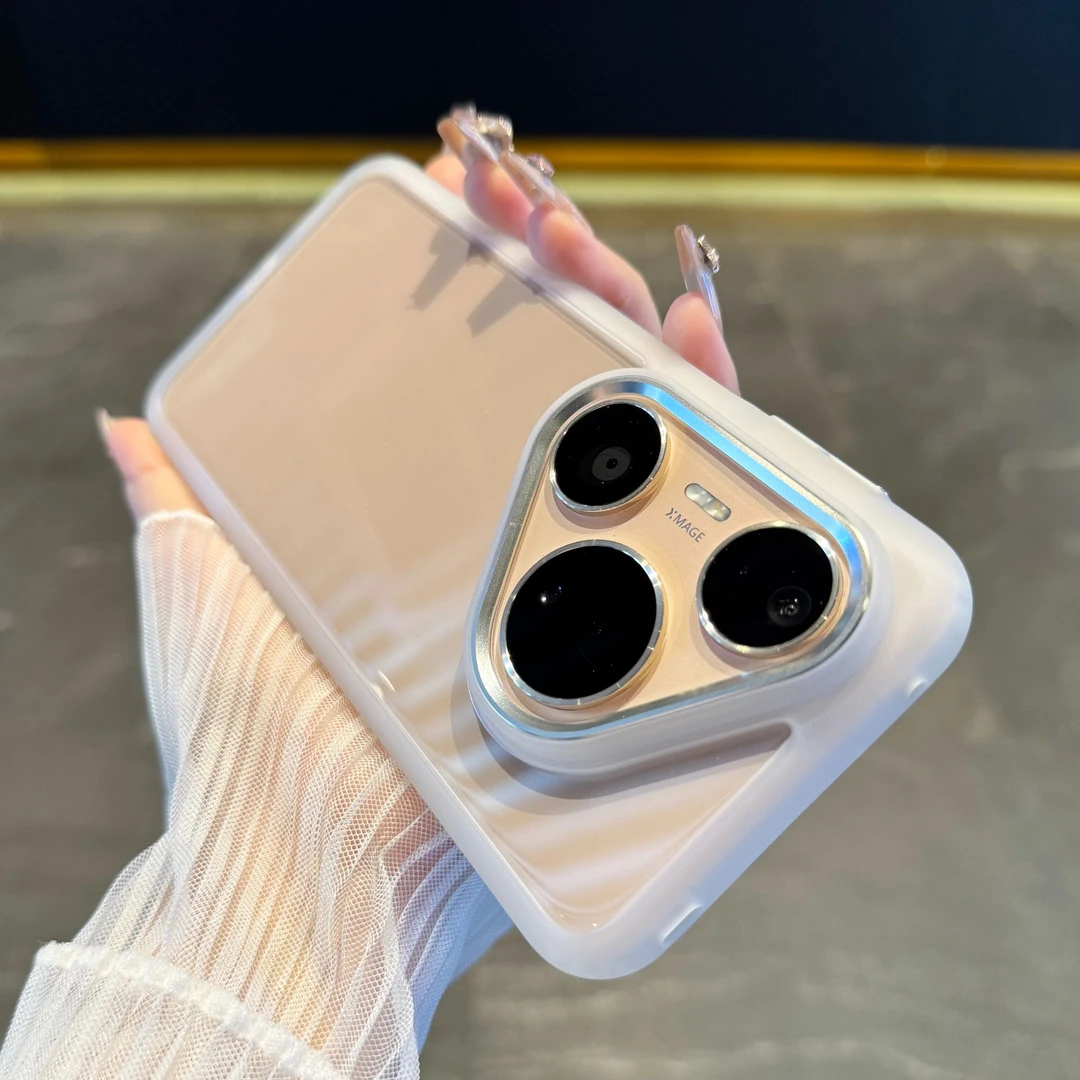 高端透明亚克力适用于华为pura80pro+手机壳新款全包p70ultra防摔