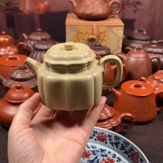 茶壶紫砂原矿本山段160毫升