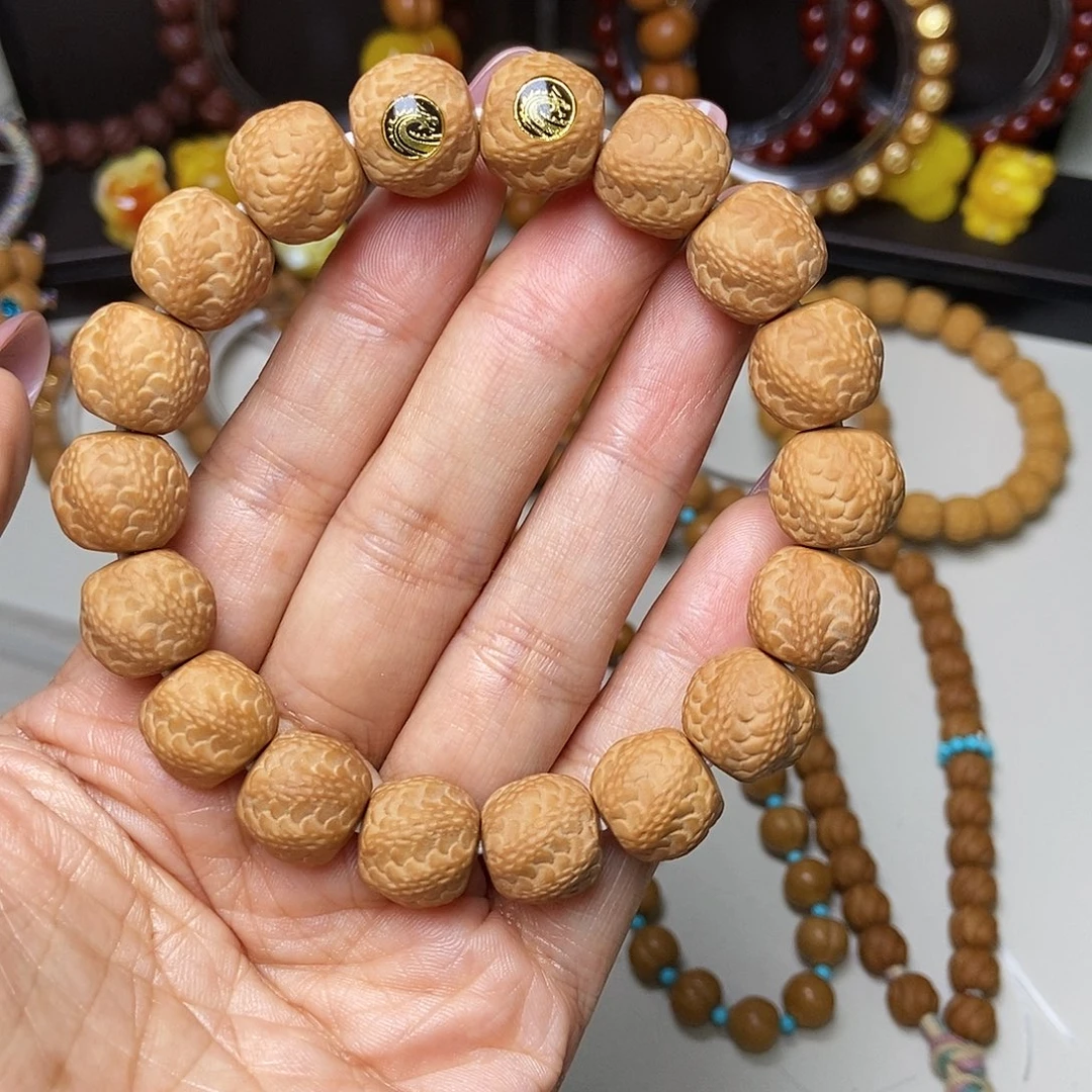 猴头核桃手串猴头双标巨蟒灵蛇尺寸14左右