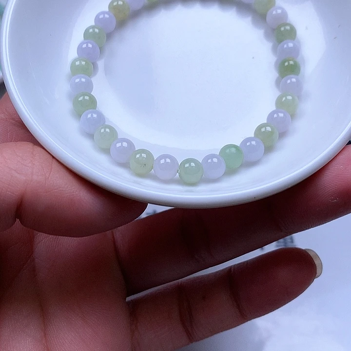 翡翠散珠翡翠翡翠卡6。 78元一条